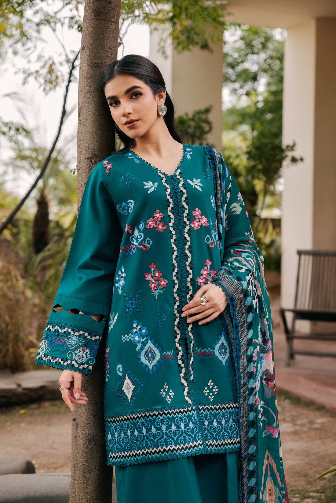 Zync Florent Festive Luxury Lawn '26