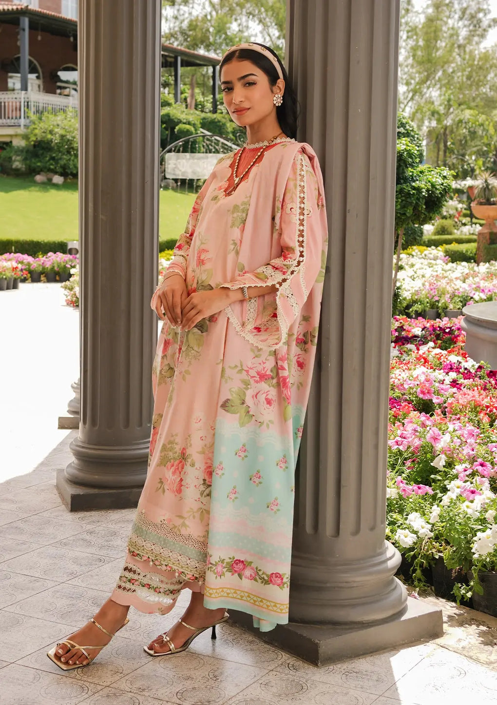 Elaf  Printed Lawn Collection 24 (1B)