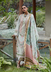 Crimson Luxury Lawn Saira Shakira