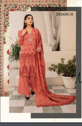 Aanchal Vol-2 Embroidered Dhanak Collection By Aalaya 10