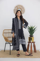 Salina By Regalia Black & White Chapter 3 Lawn Collection 24