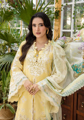 E CRAFT CHIKANKARI WITH CHIFFON BY ELAF