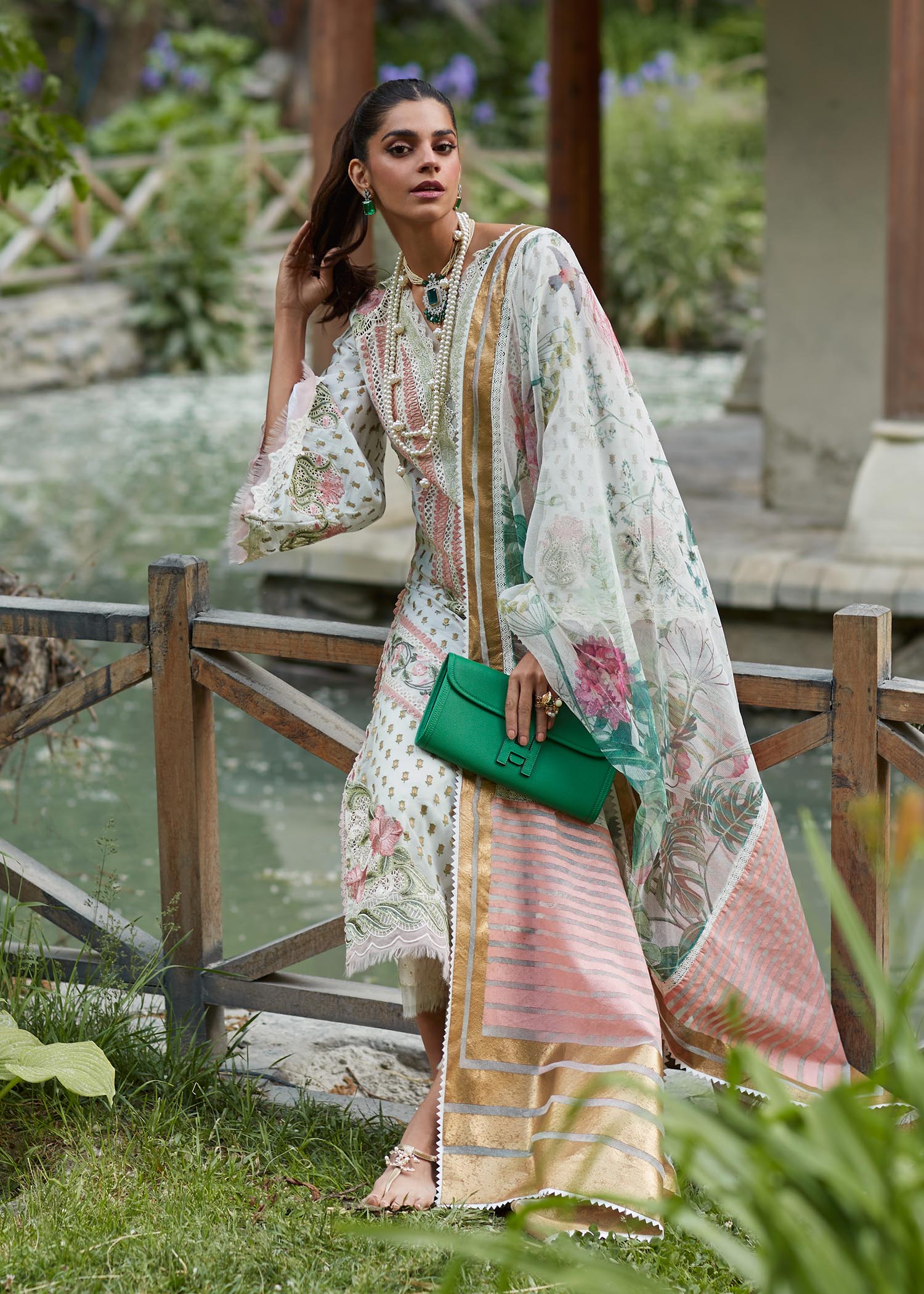 Crimson Luxury Lawn Saira Shakira