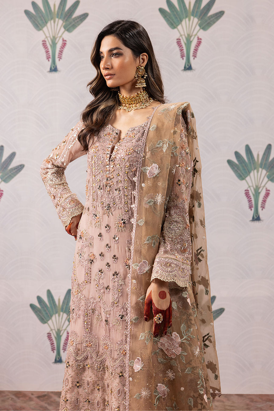 IZNIK Shendi Luxury Embroidered Chiffon Collection 04