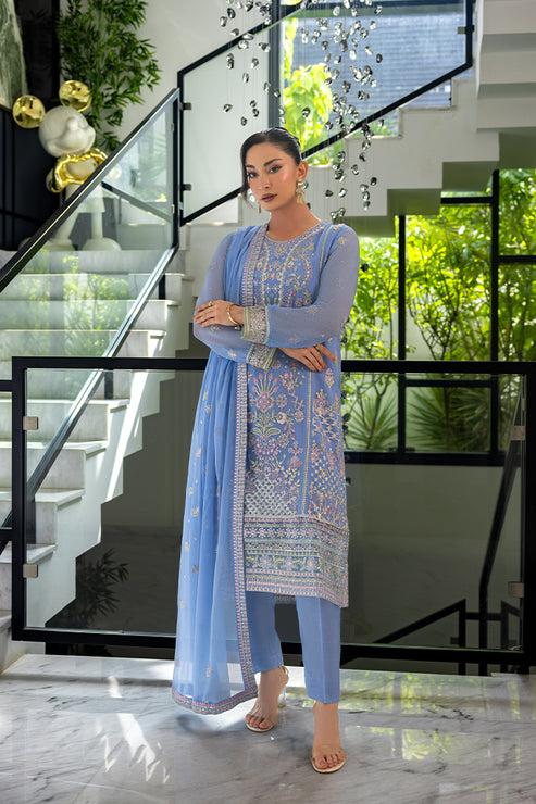 Luminara - Chiffon Unstitched ’25 By Manahil Lakhani