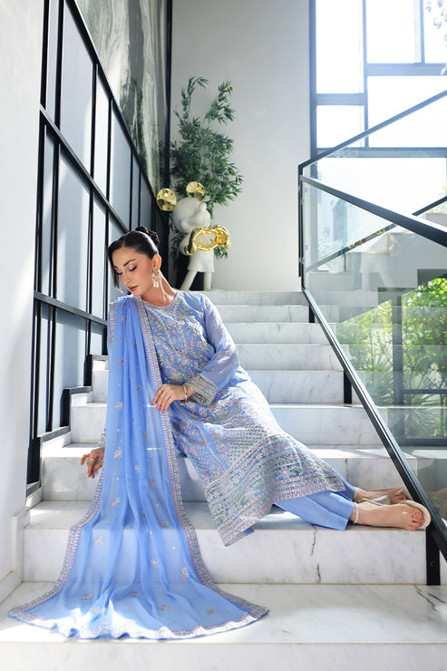 Luminara - Chiffon Unstitched ’25 By Manahil Lakhani