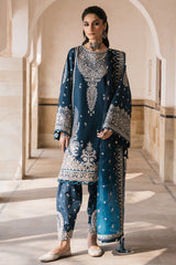 Shahkaar Luxury Lawn Embroidered Eid Festive Collection D5