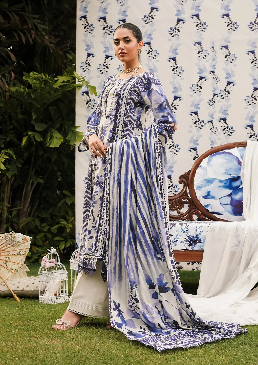 Elaf  Printed Lawn Collection 24 (7A)