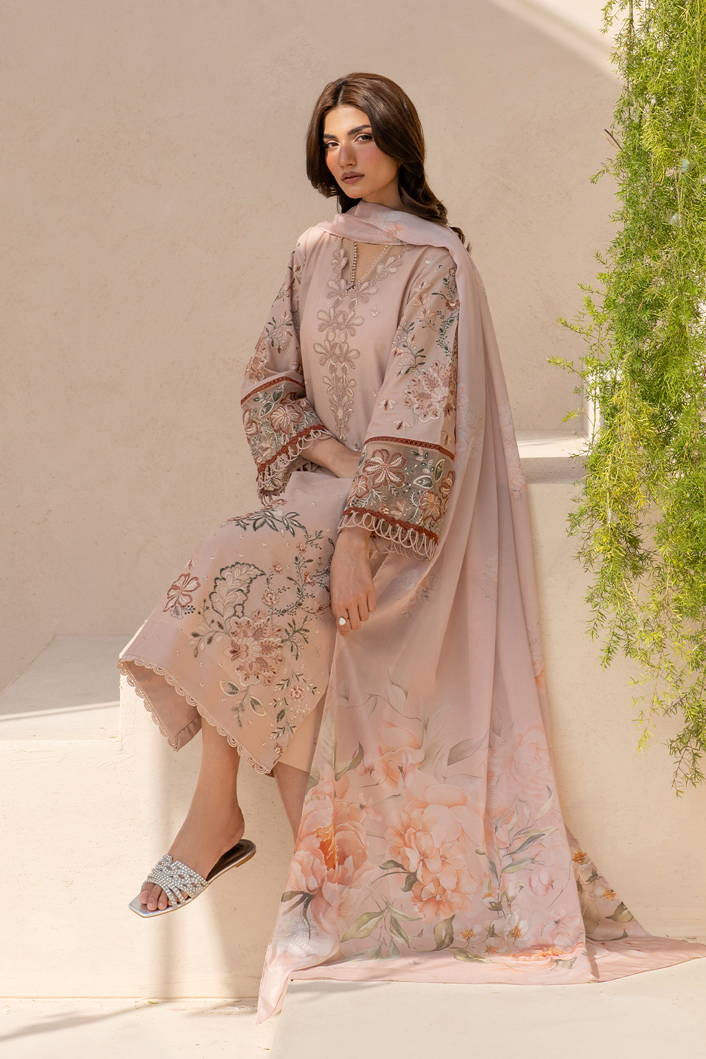 EFL-02 Embroidered Lawn