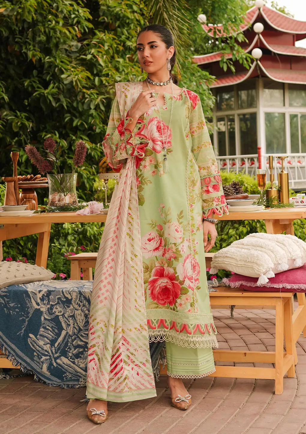 Elaf  Printed Lawn Collection 24 (5A)