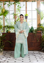E CRAFT CHIKANKARI WITH CHIFFON BY ELAF