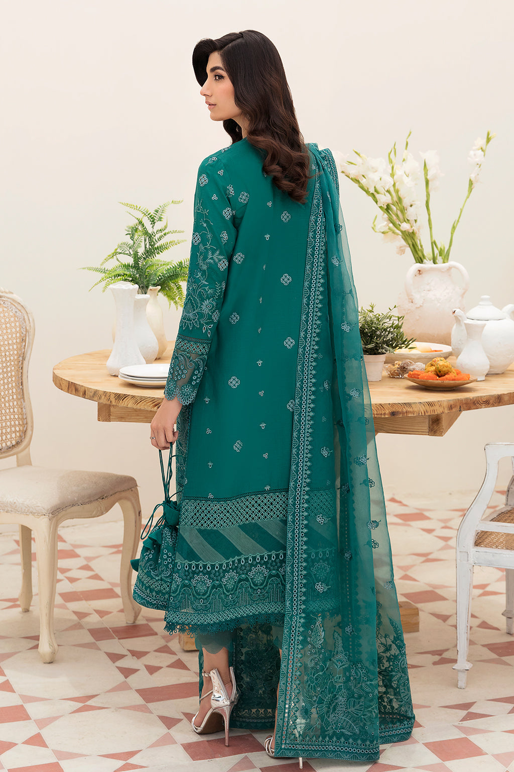 Afrozeh Chikankari Festive Lawn