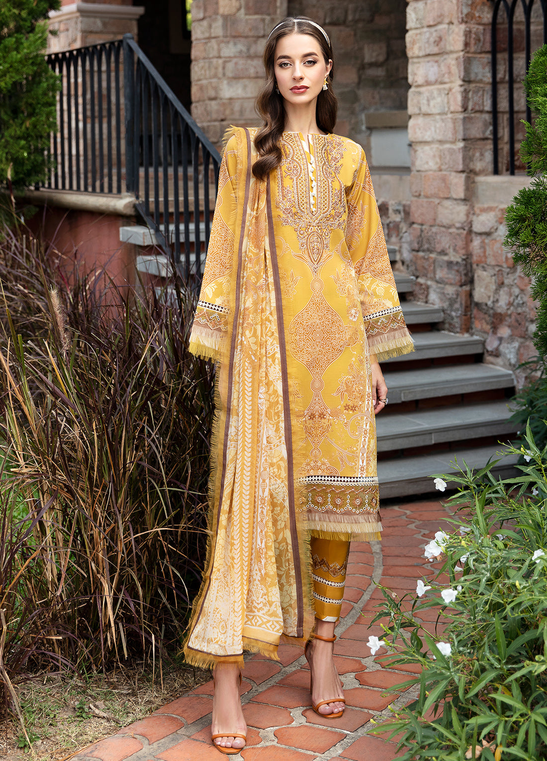 Springtime Ballet Lawn Collection By Gulaal