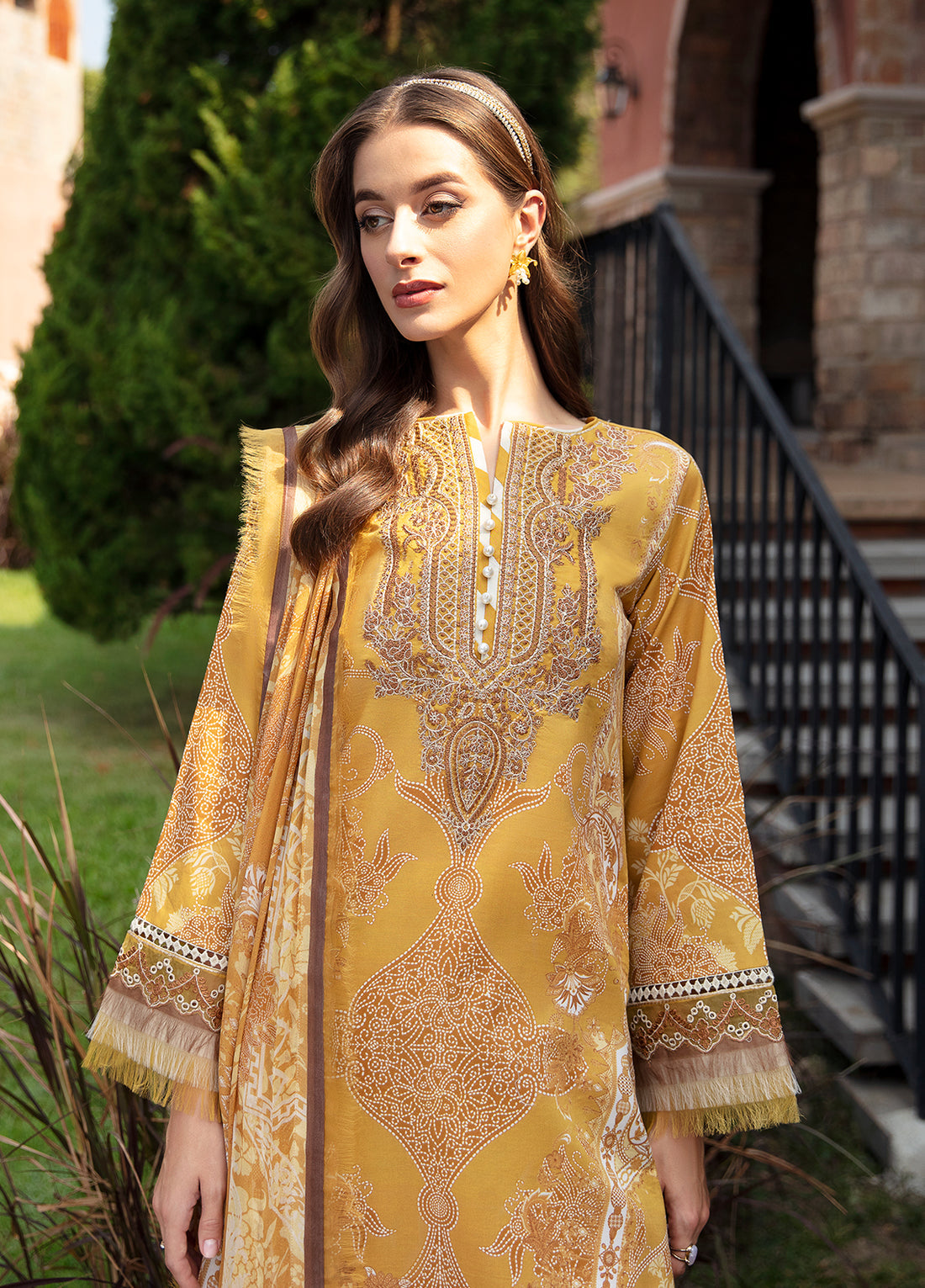 Springtime Ballet Lawn Collection By Gulaal