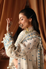 Afrozeh Divani Luxury Embroidered Silk Collection 09