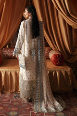 Afrozeh Divani Luxury Embroidered Silk Collection 09