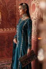 Afrozeh Divani Luxury Embroidered Silk Collection 03