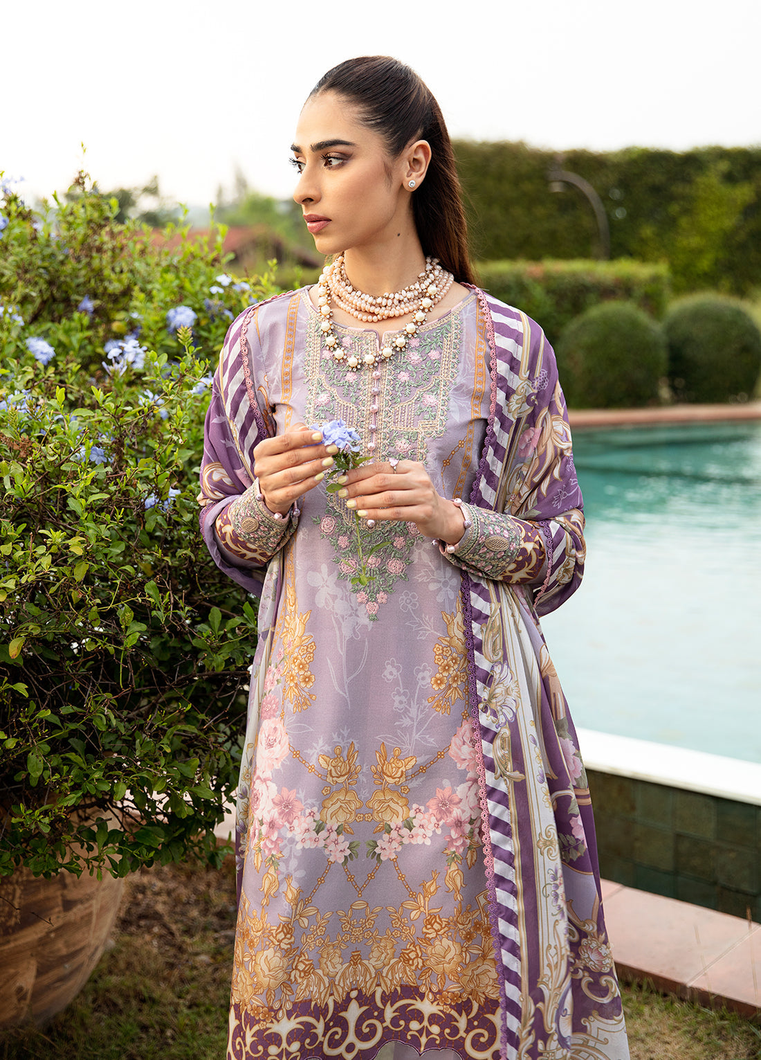 Springtime Ballet Lawn Collection By Gulaal