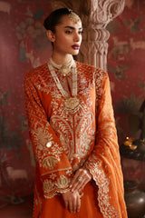 Afrozeh Divani Luxury Embroidered Silk Collection 08