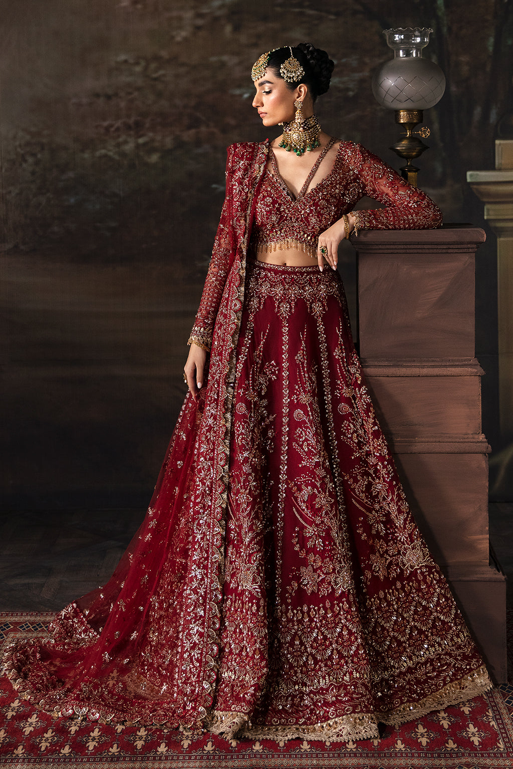 Afrozeh Luxury Embroidered Bridal Collection Brides Edition 581