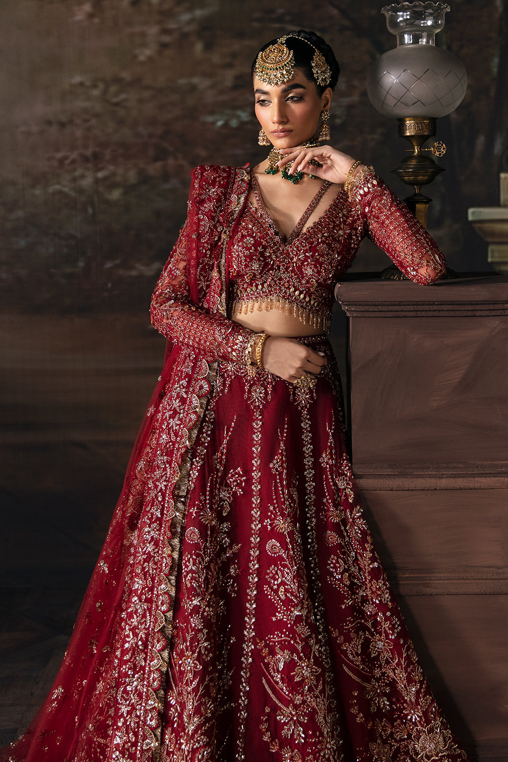 Afrozeh Luxury Embroidered Bridal Collection Brides Edition 581