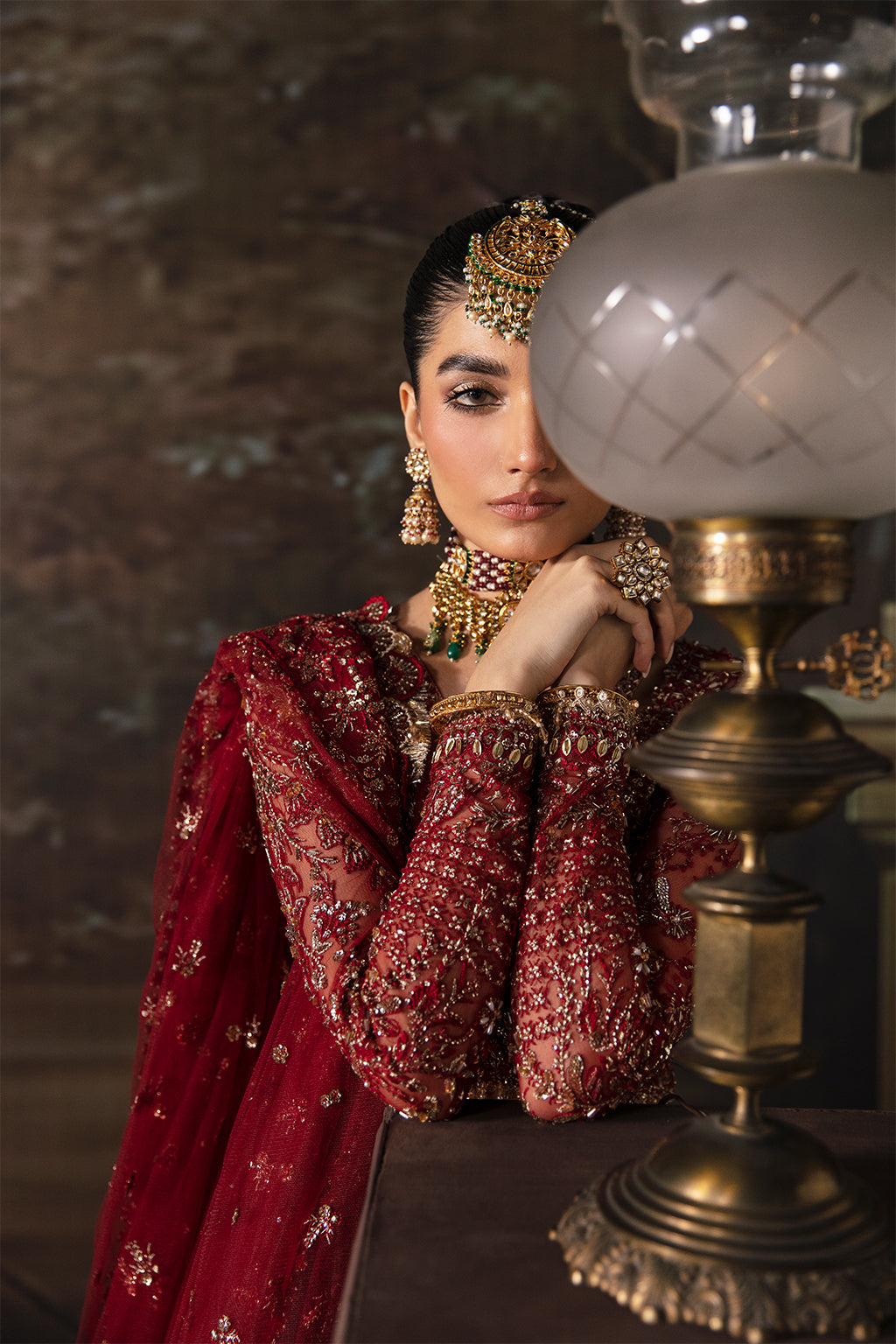 Afrozeh Luxury Embroidered Bridal Collection Brides Edition 581