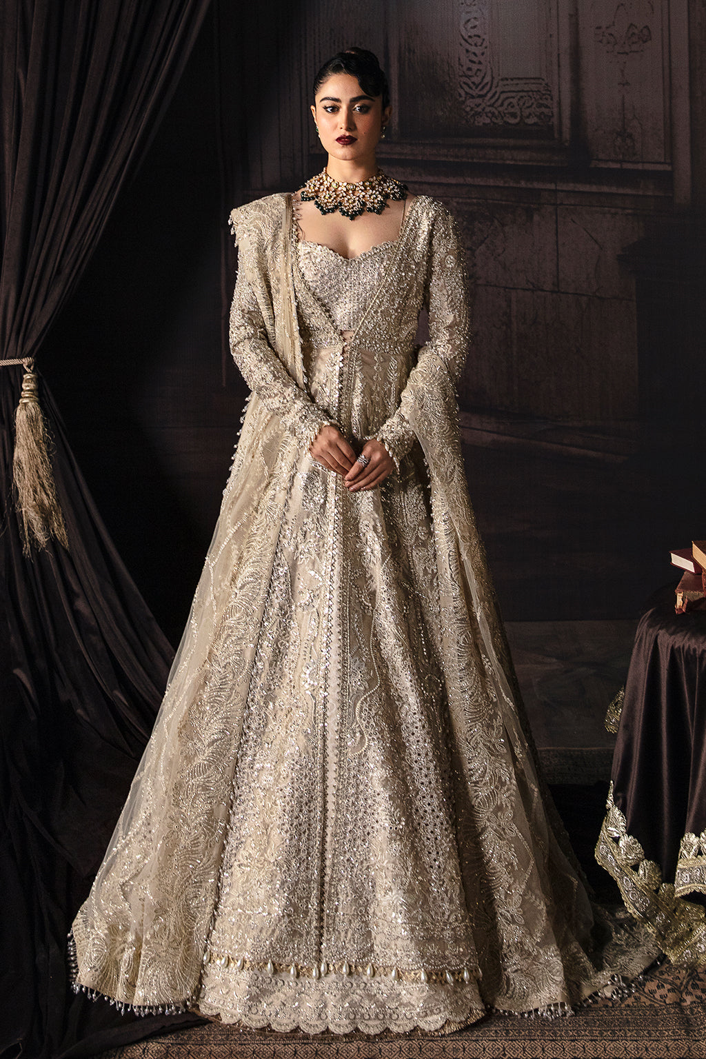 Afrozeh Luxury Embroidered Bridal Collection Brides Edition 583