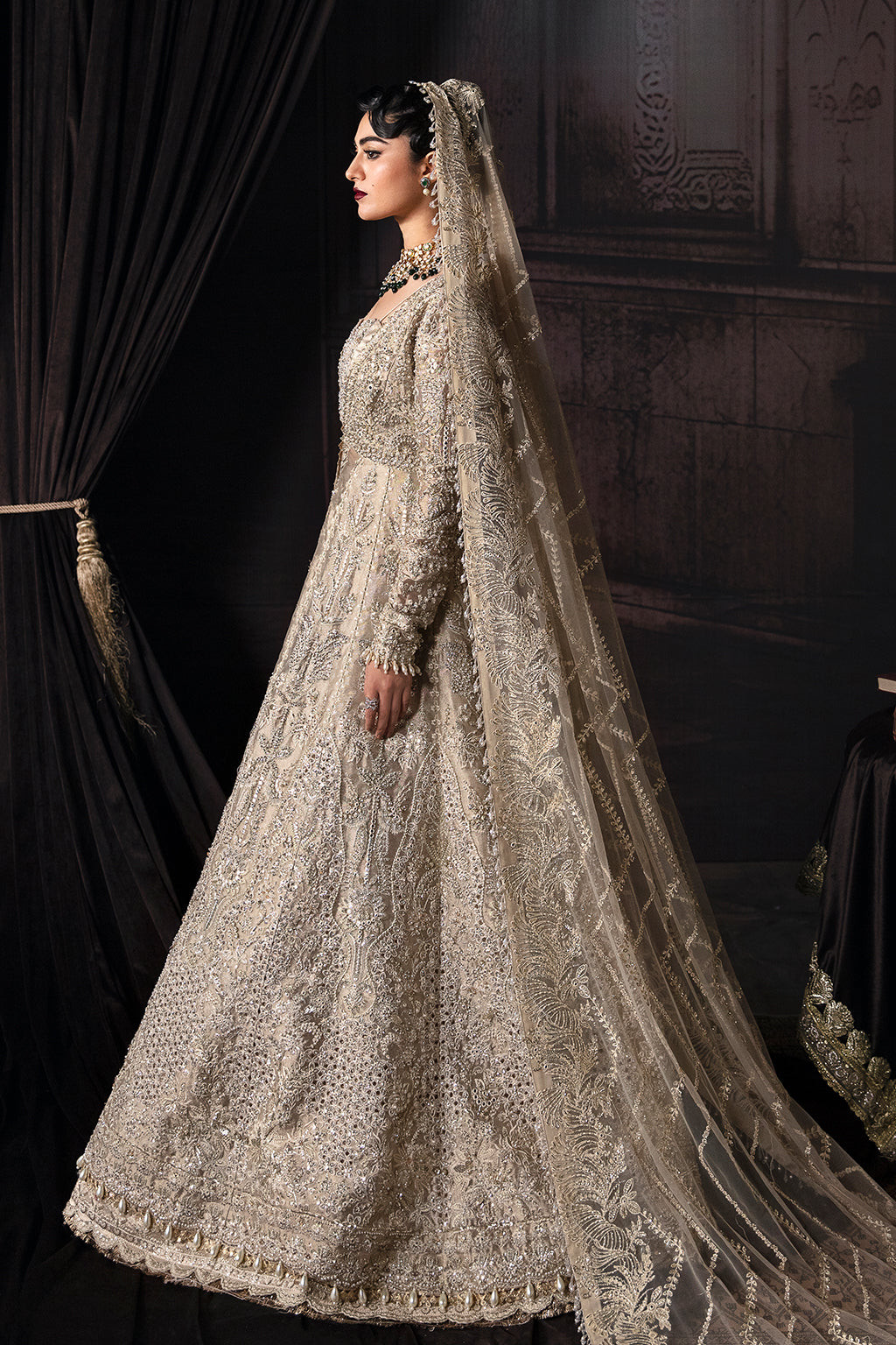 Afrozeh Luxury Embroidered Bridal Collection Brides Edition 583