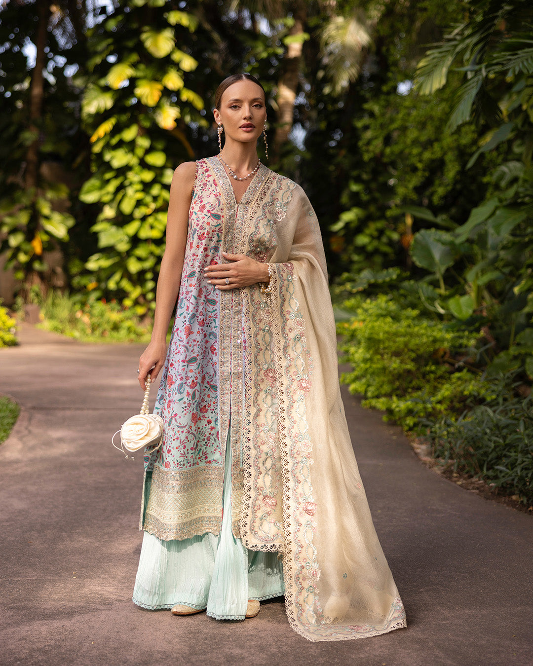 Zinnia Luxury Lawn By Faiza Saqlain