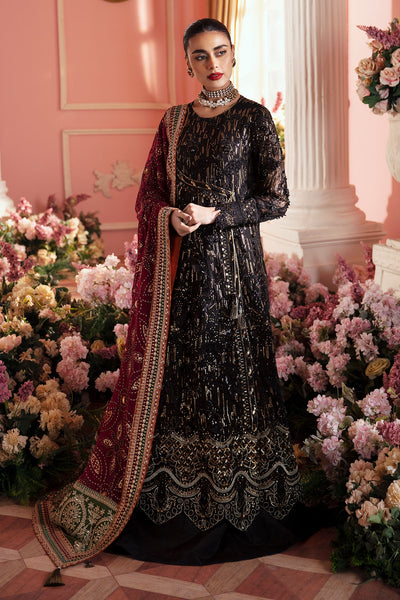 Secret Garden Luxury Embroidered Formal Chiffon Collection By Nureh 64