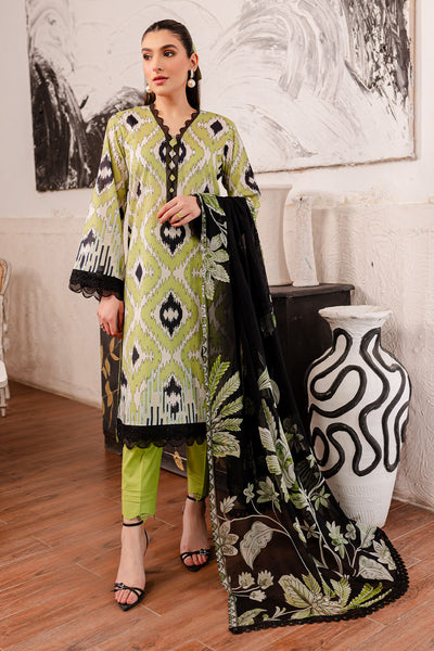 Signature Prints By Nurèh Printed Lawn Collection With Printed Chiffon Dupatta 24 (101)