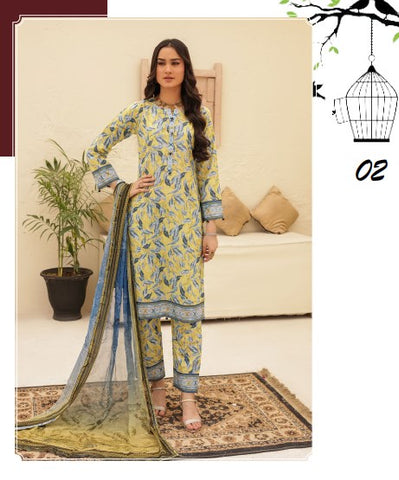 Zebtan Printed Lawn Collection By Soghat Creation 24' (02)