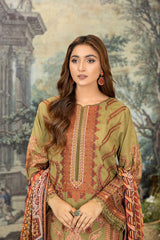 Syra Embroidered Lawn With Digital Printed Chiffon Dupatta Collection By Johra