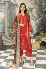 Syra Embroidered Lawn With Digital Printed Chiffon Dupatta Collection By Johra