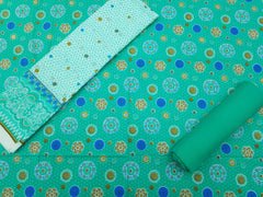 Komal Prints Wrinkle Free 3 Piece Suit