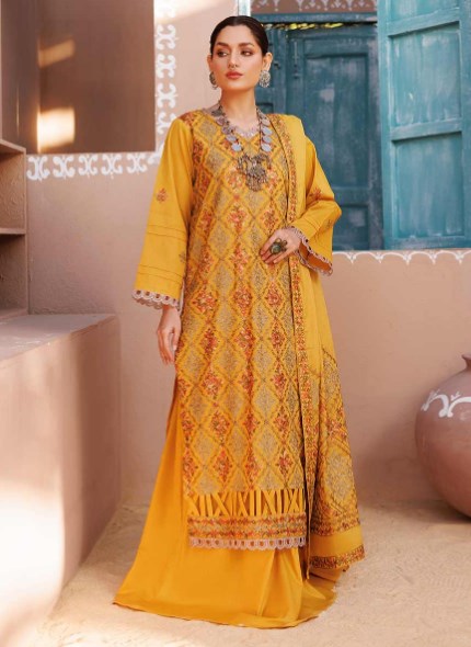 Dil Naaz Vol 2 Embroidered Lawn Collection By Aalaya 24