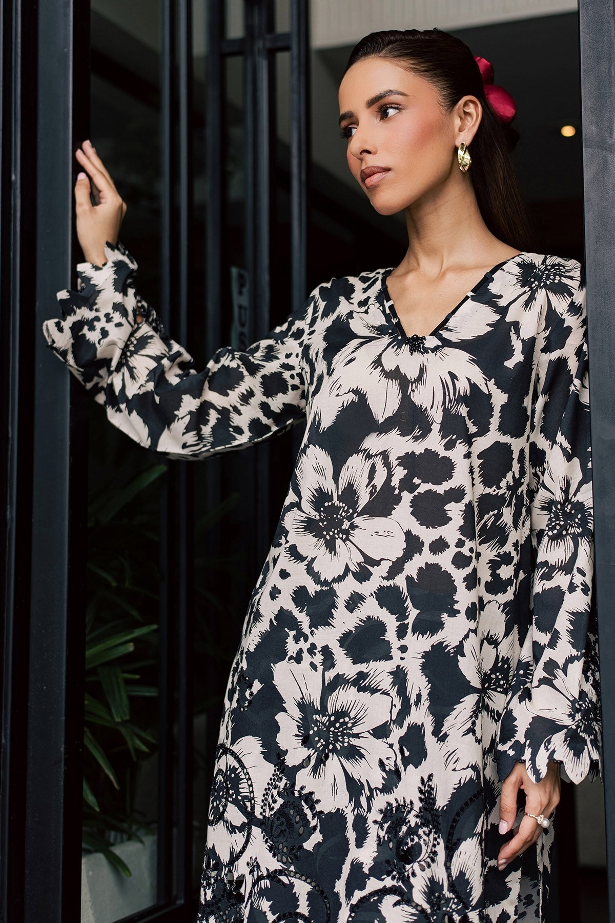 Nureh Ballerina Printed Chikankari 2 Piece Lawn