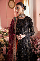 Secret Garden Luxury Embroidered Formal Chiffon Collection By Nureh 64