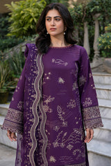 Bahar Embroidered Lawn'25 By Farasha