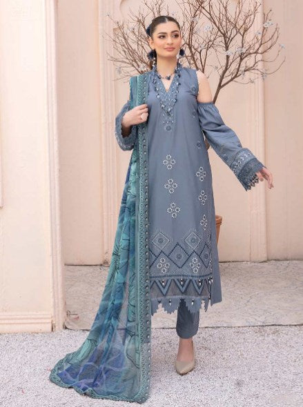 Farmaish Heavy Embroidered Lawn Vol 02 By Aalaya