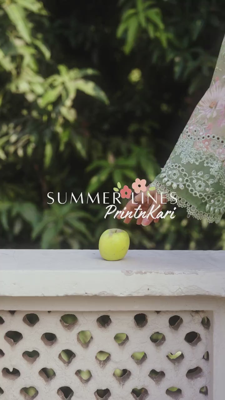Neeshay Summer Printkari Lawn