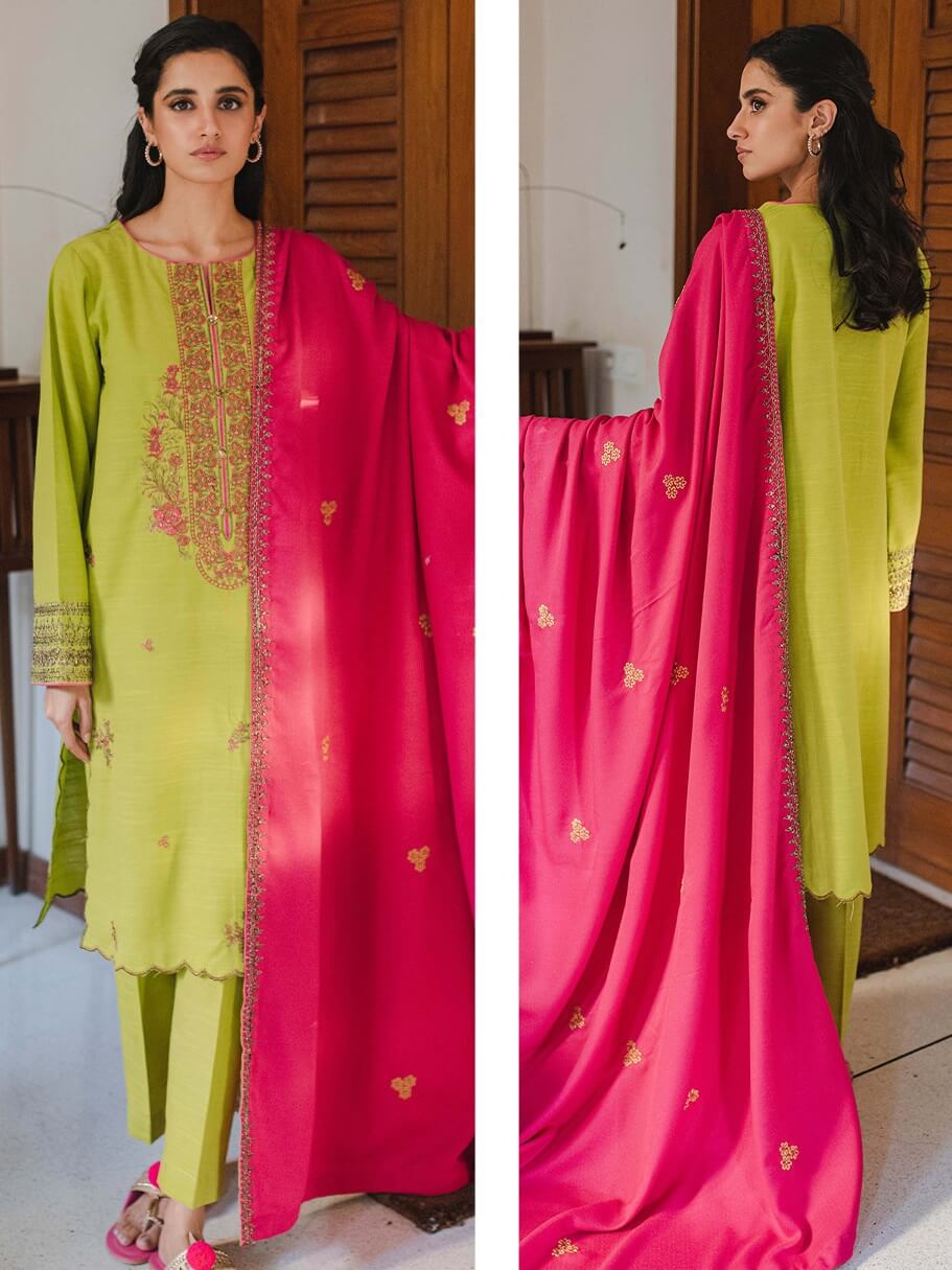 Zellbury Embroidered Khaddar Collection