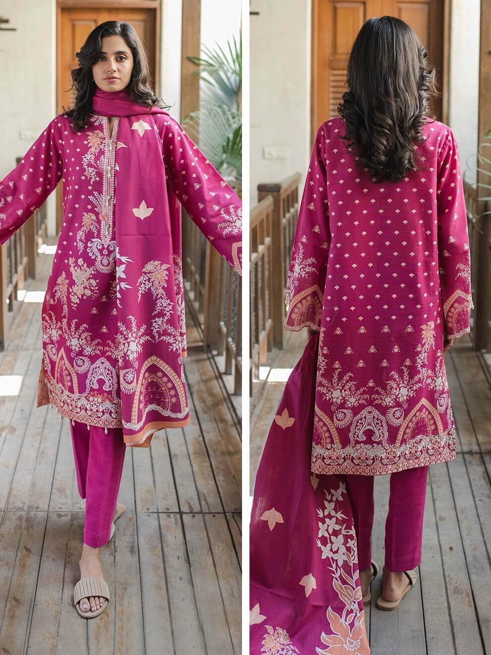 Zellbury Winter Embroidered Khaddar