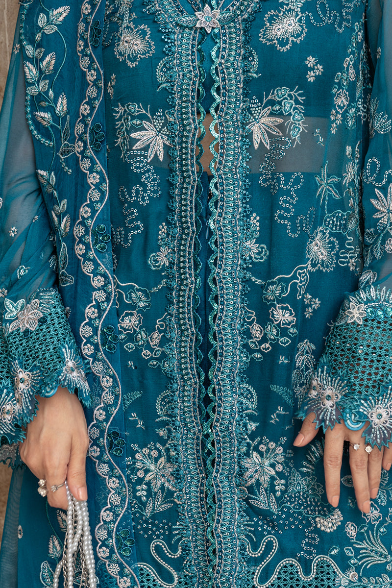 Qalamkar Chiffon Wedding Formals 25