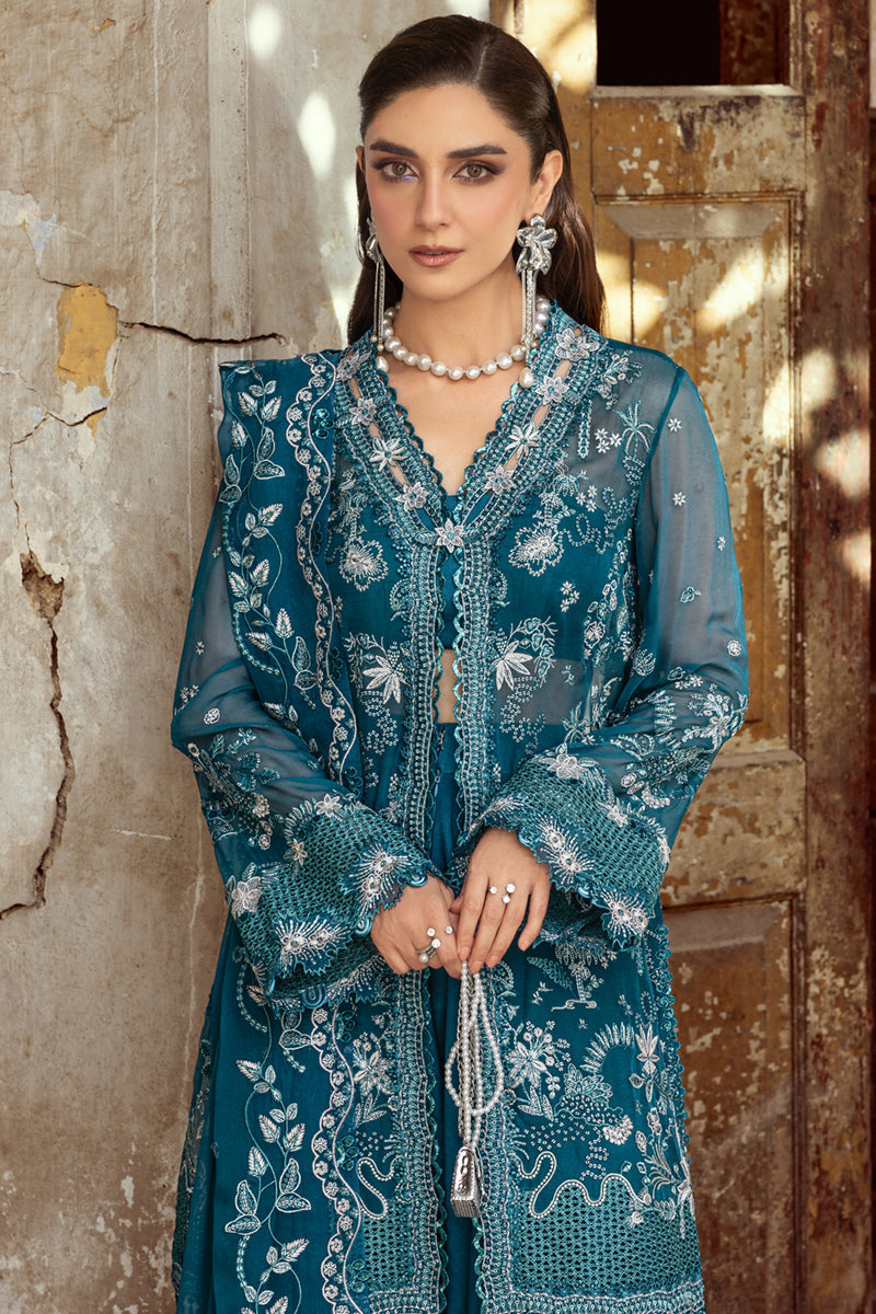 Qalamkar Chiffon Wedding Formals 25