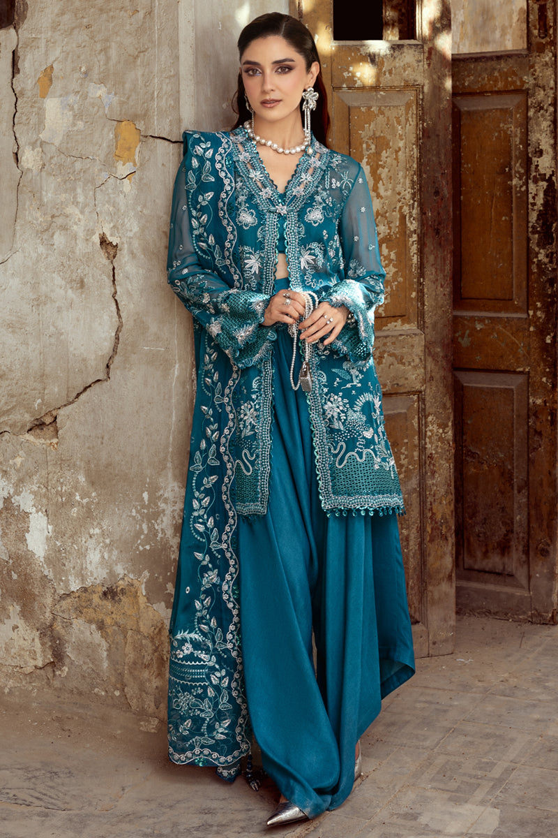 Qalamkar Chiffon Wedding Formals 25
