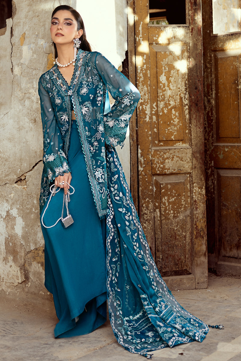 Qalamkar Chiffon Wedding Formals 25