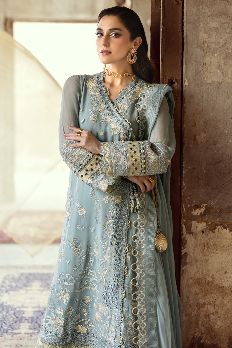 Qalamkar Chiffon Wedding Formals 25