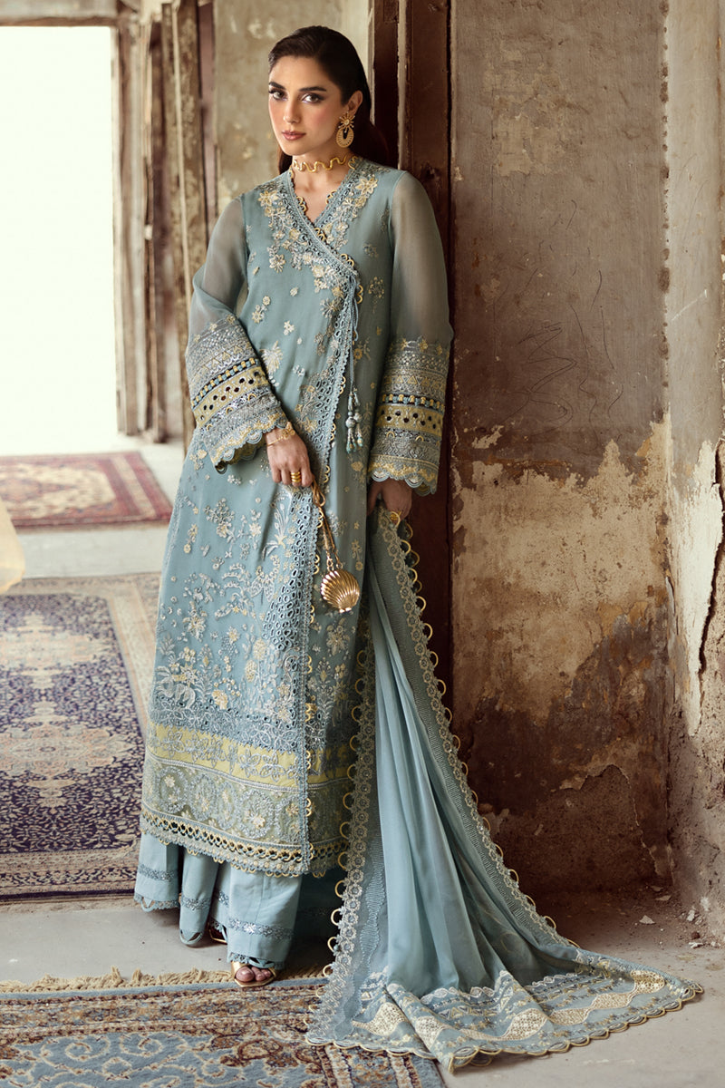 Qalamkar Chiffon Wedding Formals 25