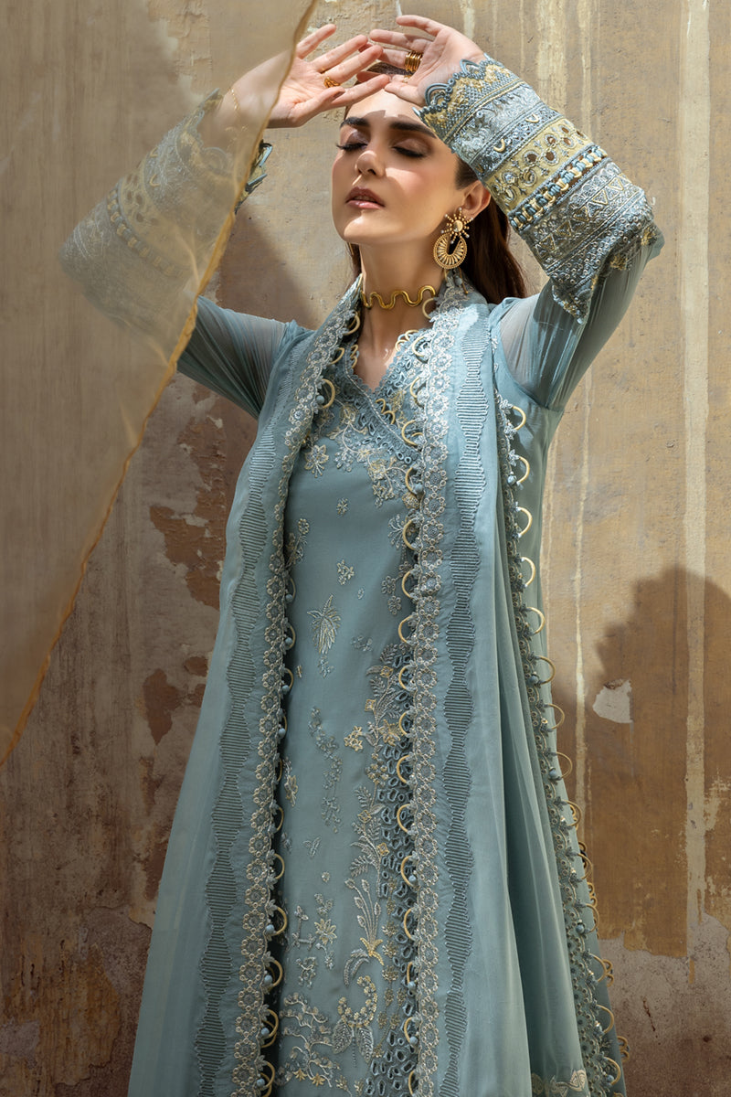 Qalamkar Chiffon Wedding Formals 25